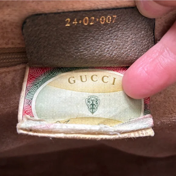 GUCCI Vintage Sherry Line Boston Bag 🤎 - Picture 9 of 16